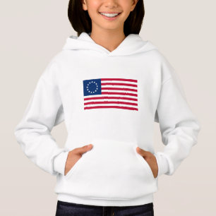 Betsy Ross Amerikanische Flagge Hoodie