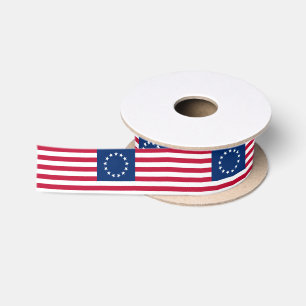 Betsy Ross Amerikanische Flagge Satinband
