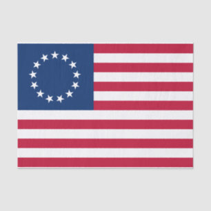 Betsy Ross Amerikanische Flagge Seidenpapier