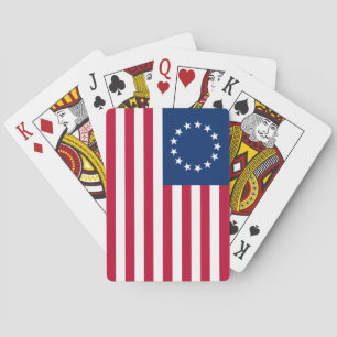 Betsy Ross Amerikanische Flagge Spielkarten