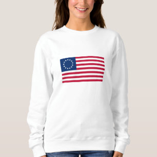 Betsy Ross Amerikanische Flagge Sweatshirt