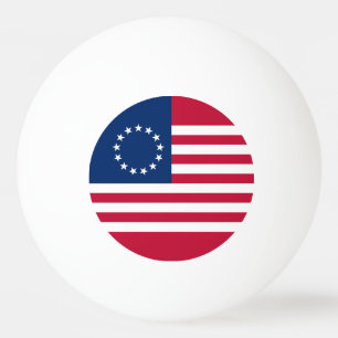 Betsy Ross Amerikanische Flagge Tischtennisball