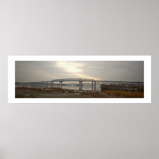 Betsy Ross Bridge Foto Poster (Vorne)