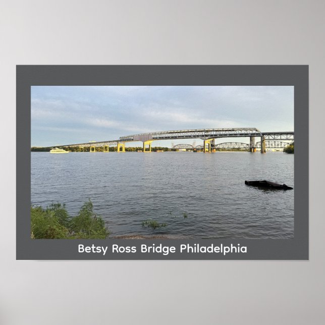 Betsy Ross Bridge Philadelphia Poster (Vorne)