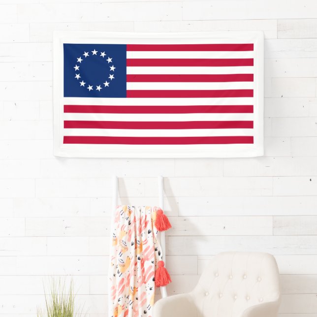 Betsy-Ross-Fahne  Banner (Insitu)