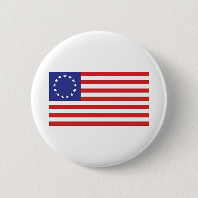 Betsy-Ross-Flag.-1776 Button (Vorderseite)