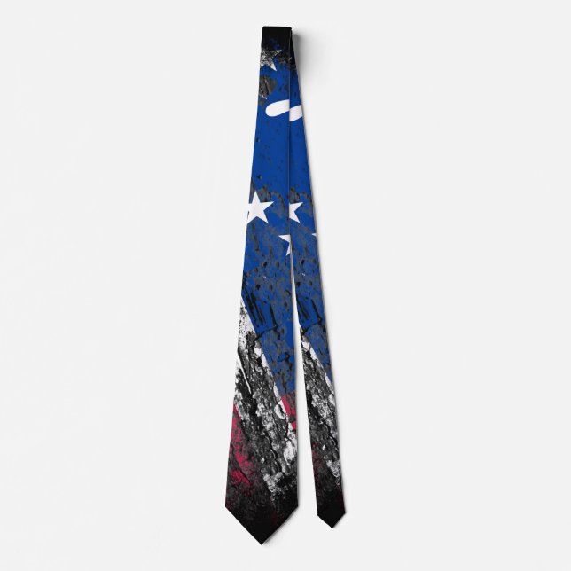 Betsy Ross Flag 1776 Patriotic 4. Juli Krawatte (Vorderseite)
