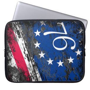 Betsy Ross Flag 1776 Patriotic 4. Juli Laptopschutzhülle