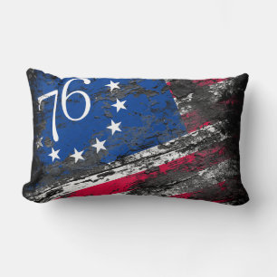 Betsy Ross Flag 1776 Patriotic 4. Juli Lendenkissen