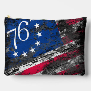 Betsy Ross Flag 1776 Patriotic 4. Juli Zubehörtasche