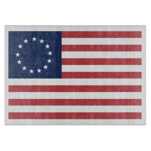 Betsy Ross Flag Design Cutting Board Schneidebrett