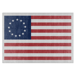 Betsy Ross Flag Design Cutting Board Schneidebrett