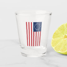 Betsy Ross Flag Design Shot-Glas