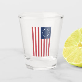 Betsy Ross Flag Design Shot-Glas Schnapsglas