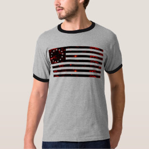 Betsy Ross Flag, Feuerfeste Line Art T-Shirt