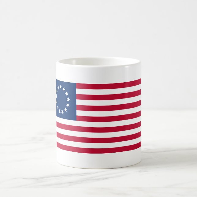 Betsy Ross Flagge Kaffeetasse (Mittel)