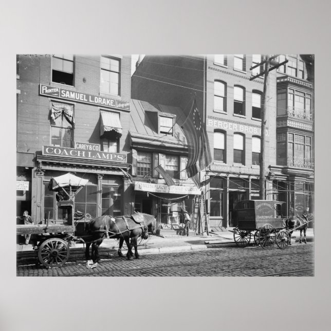 Betsy Ross House Poster (Vorne)