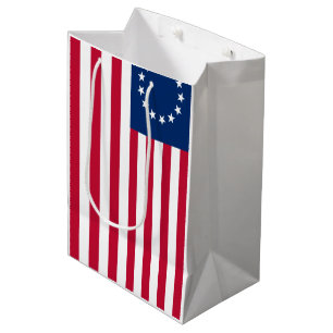 Betsy Ross Old Glory American USA Flag Mittlere Geschenktüte