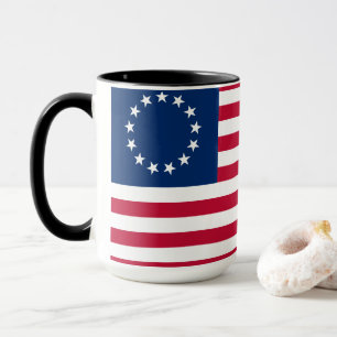 Betsy Ross Old Glory Amerikanische USA-Flagge Tasse