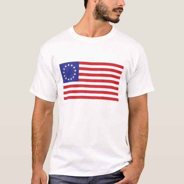 Betsy Ross Original American Flag T-Shirt (Vorderseite)
