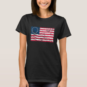 Betsy Ross Patriotic Flag Proud gestört T-Shirt
