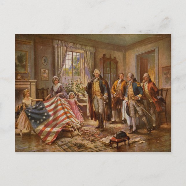 Betsy Ross Postkarte (Vorderseite)