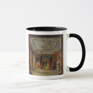Bett der Königin-Anne, Windsor Schloss, von Tasse
