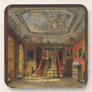 Bett der Königin-Anne, Windsor Schloss, von Untersetzer