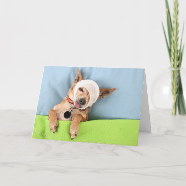 Bett-köpfig Karte (Vorderseite)