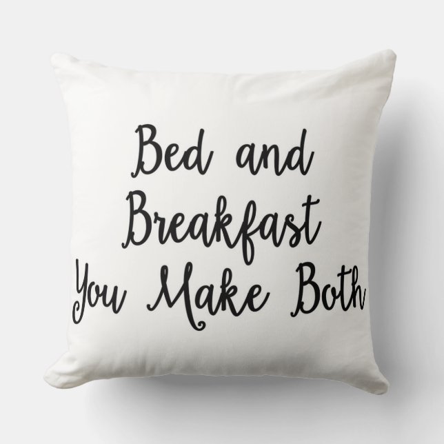 Bett - und - Frühstück stellen Sie beides Kissen (Vorderseite)