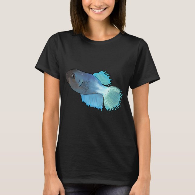 Betta Blau T-Shirt (Vorderseite)