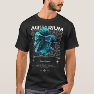 Betta-Fisch-Halter Moderne Streetwear T-Shirt