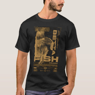 Betta-Fisch-Halter Moderne Streetwear T-Shirt