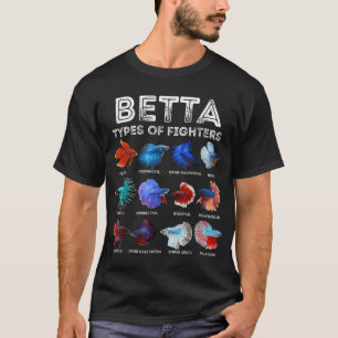 Betta-Fisch-Typen-Führer - Siamesischer Kampffisch T-Shirt