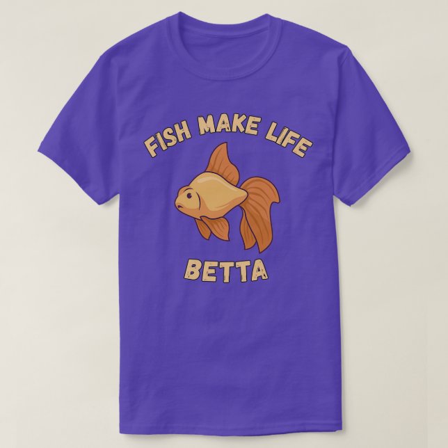 Betta Fish Aquarium for Aquarium Lovers T-Shirt (Design vorne)