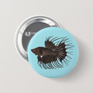 Betta Fish Button