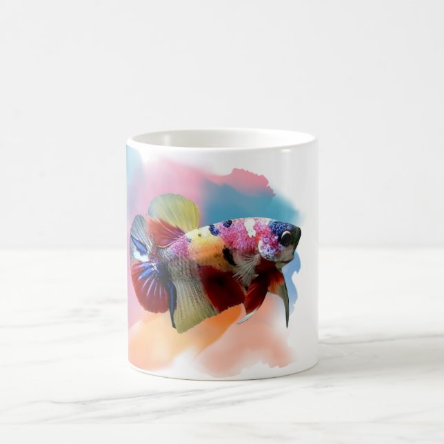Betta Fish Galaxy Kaffeetasse (Mittel)