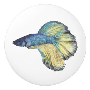 Betta Fish Keramik Knob Keramikknauf
