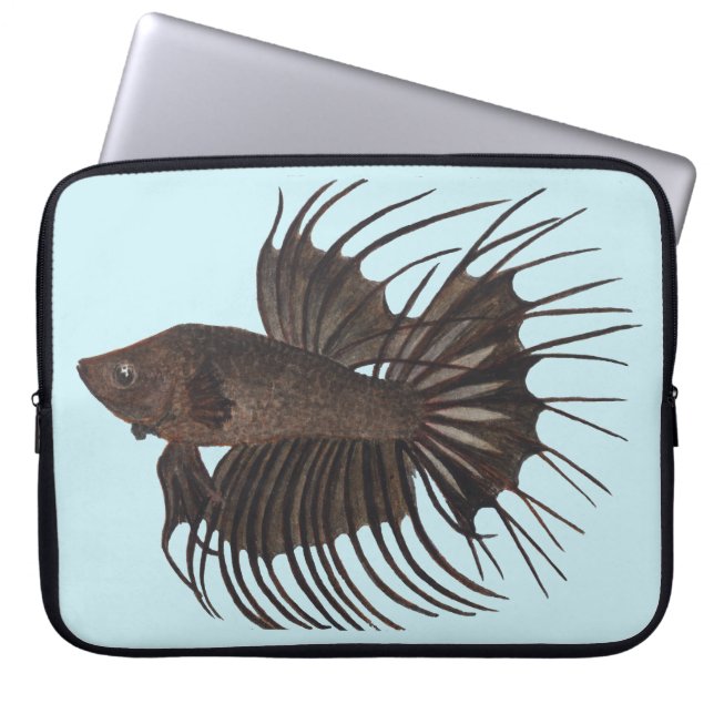 Betta Fish Laptop Sleeve (Vorderseite)