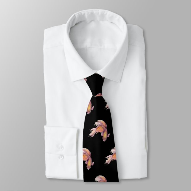 Betta Fish Neck Tie Krawatte (Gebunden)