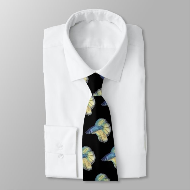 Betta Fish Neck Tie Krawatte (Gebunden)