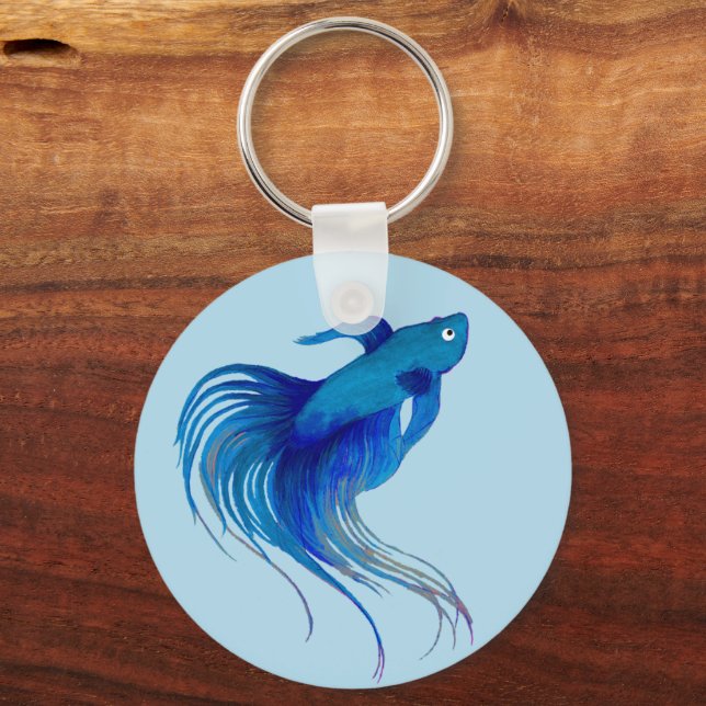 Betta Fish Schlüsselanhänger (Vorderseite)