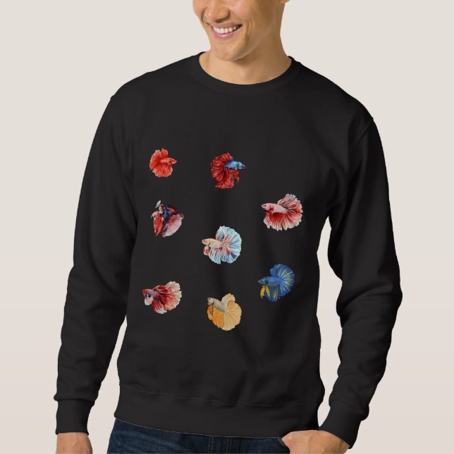 Betta Fish Sweatshirt (Vorderseite)
