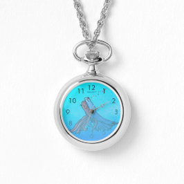 Betta Fish Wrist Watch Necklace Armbanduhr