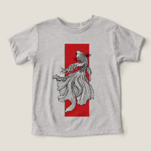 Betta poisson gracieux – Art minimaliste japonais