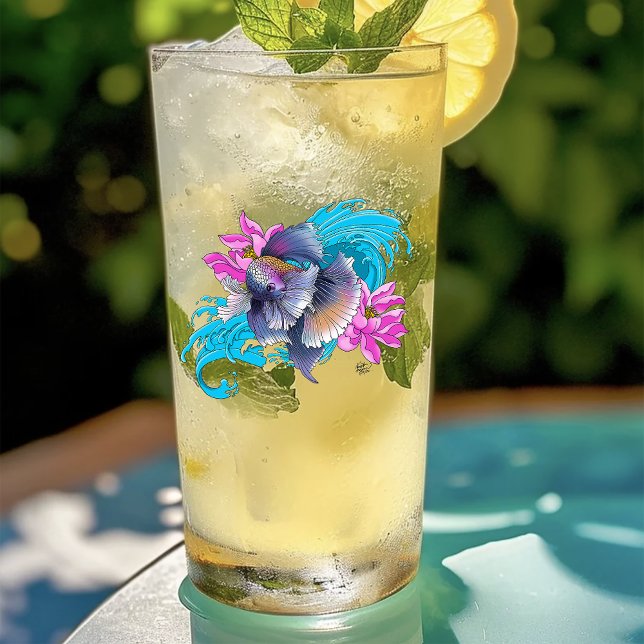 Betta Siamese Fighting Fish Glas (Von Creator hochgeladen)