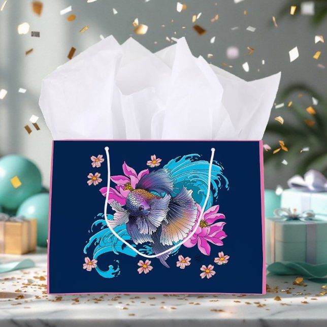 Betta Siamese Fighting Fish Große Geschenktüte (Von Creator hochgeladen)