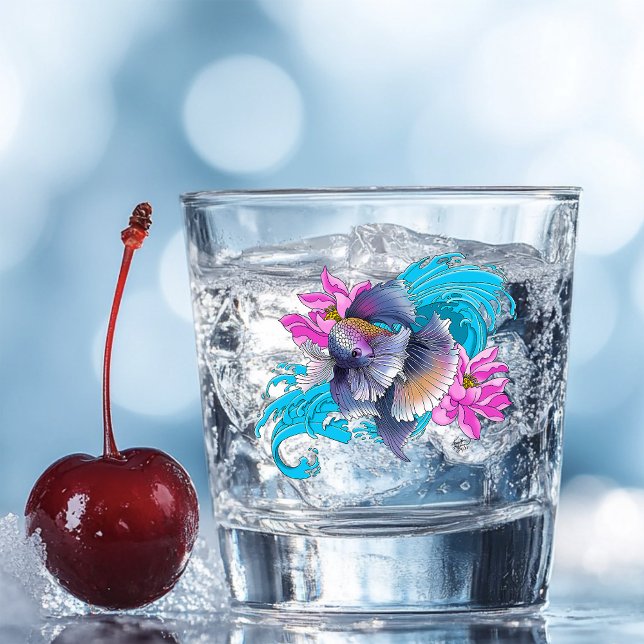 Betta Siamese Fighting Fish Schnapsglas (Von Creator hochgeladen)