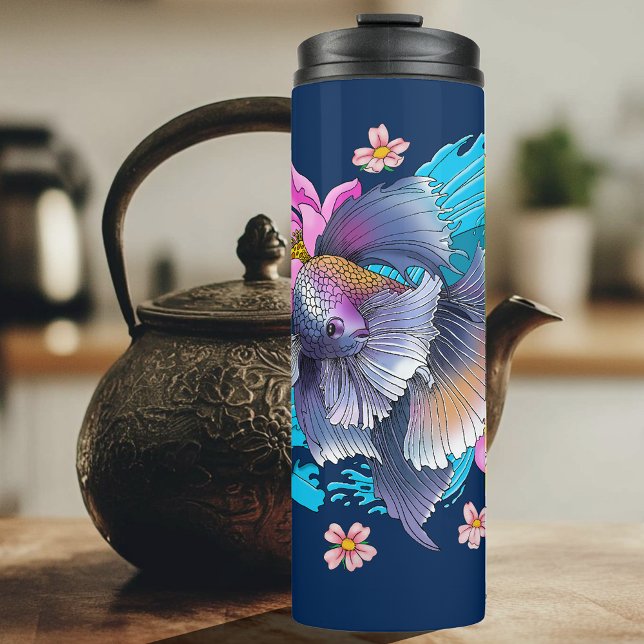 Betta Siamese Fighting Fish Thermosbecher (Von Creator hochgeladen)