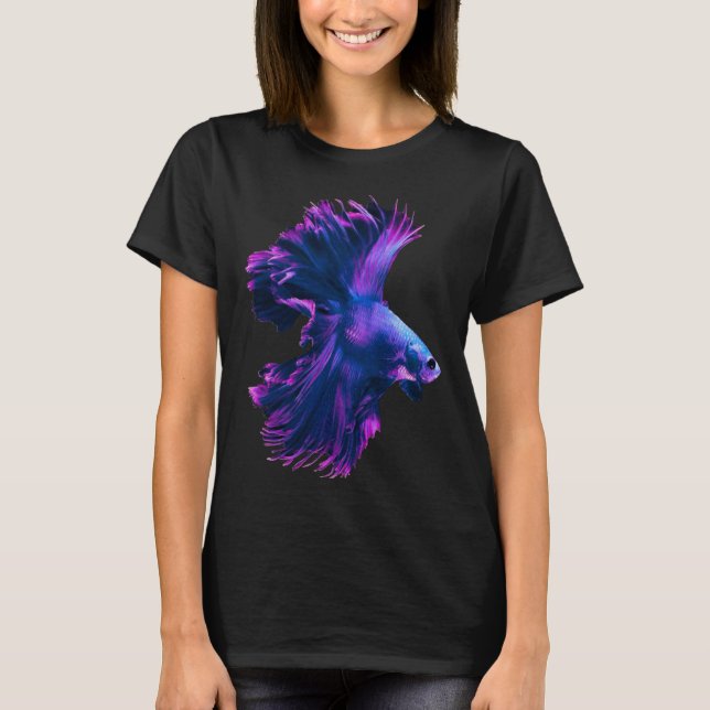 Betta Splendens Bettas Siamese Fighting Fish T-Shirt (Vorderseite)